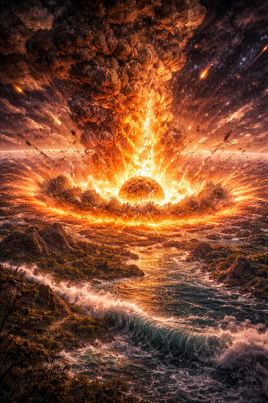 Impact on a world